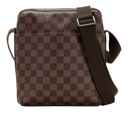 Messenger S, &pound;650, Handbags, Brown, Canvas, Front view
